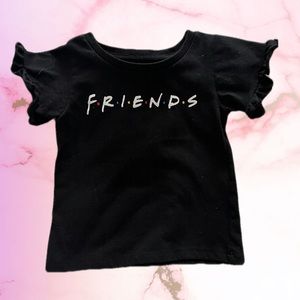 Toddler FRIENDS tv show black shirt